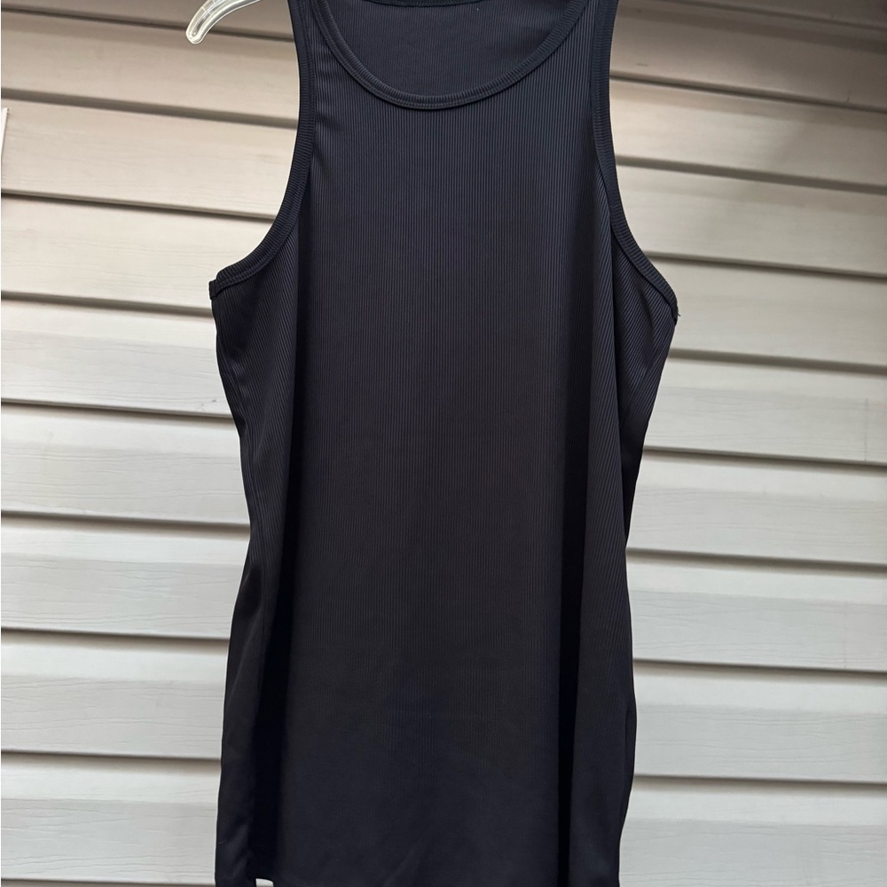 Bundle 2 Chic Black Ribbed Knit Tank Top - Picture 3 of 4
